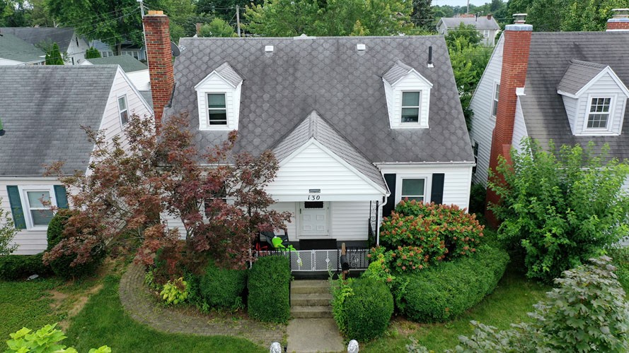 Home before roof replacement